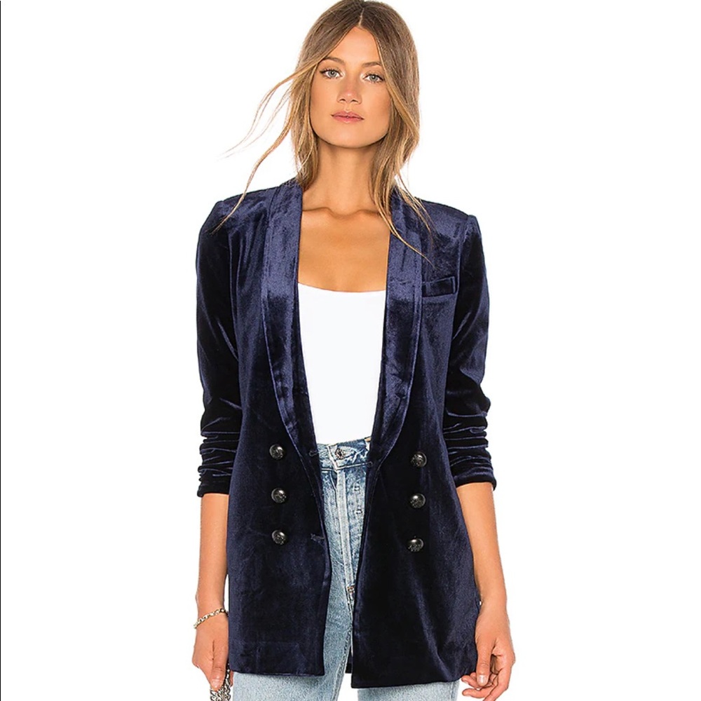 ON PARLE DE VOUS Dominate Jacket in Bleu
